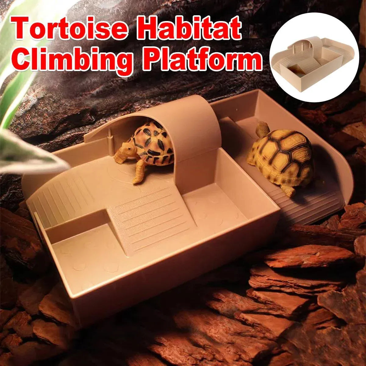 Turtle Basking Platform Floating Habitat Aquarium Climbing Dock for Reptiles